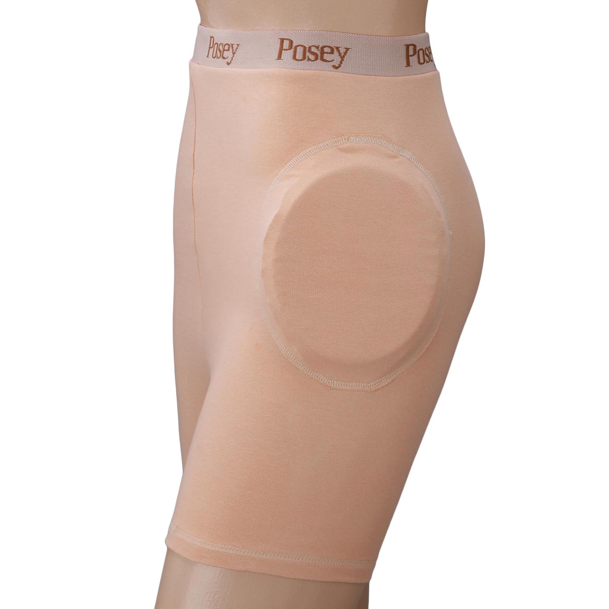 MediChoice Hip Protection Briefs Small Beige - Model 6016S with High-Impact Viscoelastic Pads