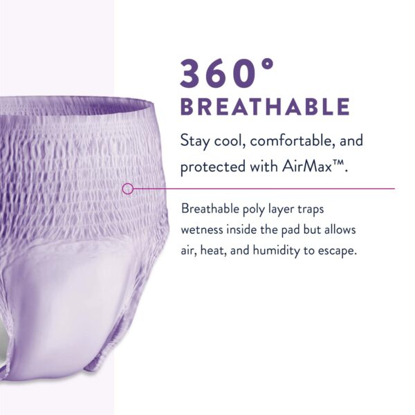 Prevail Per-Fit Women's Disposable Moderate Absorbency Pull-On Underwear, X-Large - Image 7