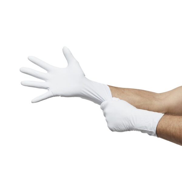LifeStar EC Large NonSterile Nitrile Exam Glove with Extended Cuff - Fentanyl Tested, Dual Layer Protection - Image 4