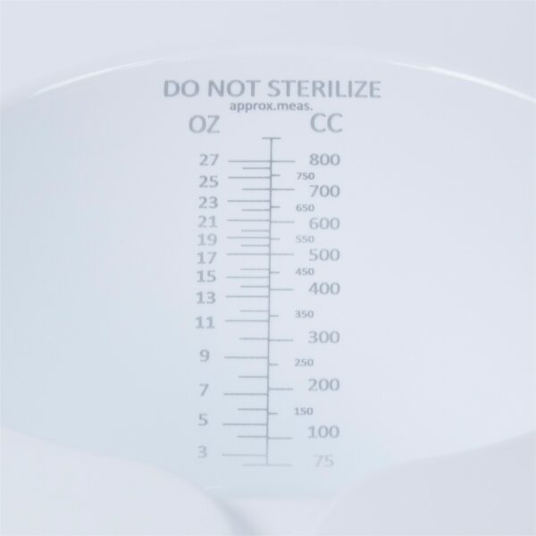 McKesson 16-9522 Commode Specimen Collector * 800 mL (27 oz.), Non-Sterile, White - Image 4