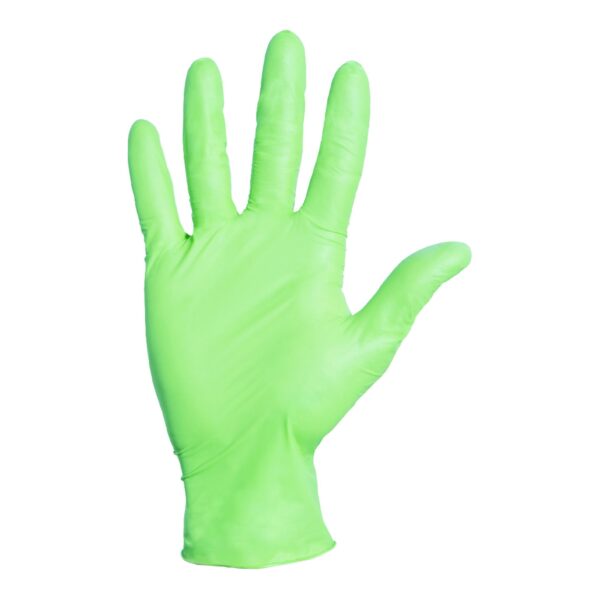 FLEXAPRENE Green Small Exam Gloves by Brand - NonSterile Chloroprene, 9-Inch Standard Cuff with Textured Fingertips - Image 3