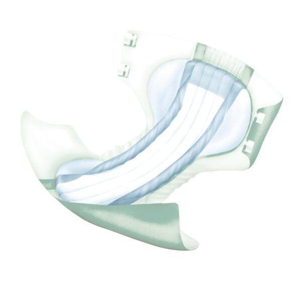 Abena Delta-Form Large Unisex Adult Incontinence Brief with Heavy Absorbency (Part No. 308863) - Image 2