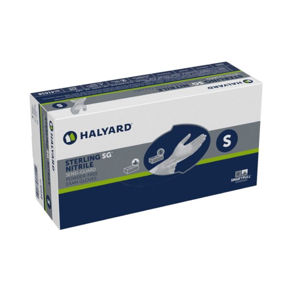 Sterling SG Small Nitrile Exam Gloves by Part Number 41658 * Chemotherapy Tested, Textured Fingertips, Gray