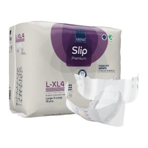 Abena Slip Flexi Fit Large / X-Large Unisex Adult Incontinence Brief * Heavy Absorbency with 3,800 mL Capacity