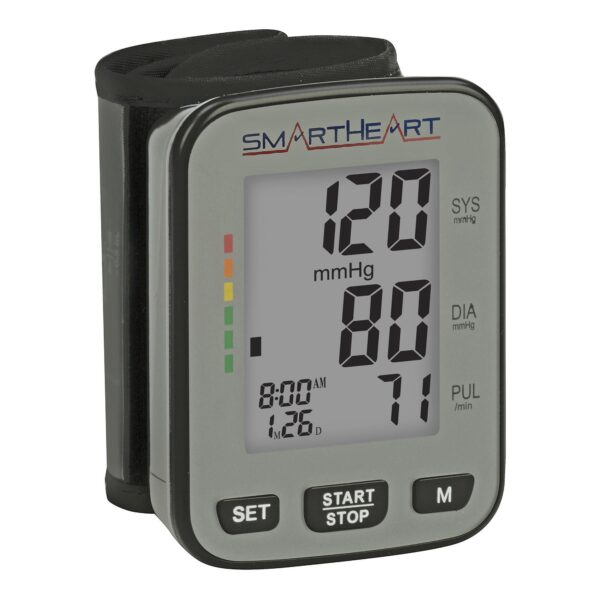 Smartheart Home Automatic Digital Blood Pressure Monitor with Adult Wrist Cuff - Model 01-527 - Image 3