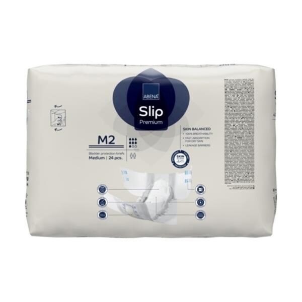 Abena Slip Premium M2 Medium Unisex Adult Incontinence Brief - Heavy Absorbency, 2,600 mL - Image 6