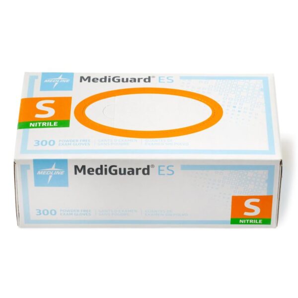 MediGuard MG3001 Small Nitrile Exam Gloves by Brand * Textured Fingertips, Blue, Non-Sterile - Image 2