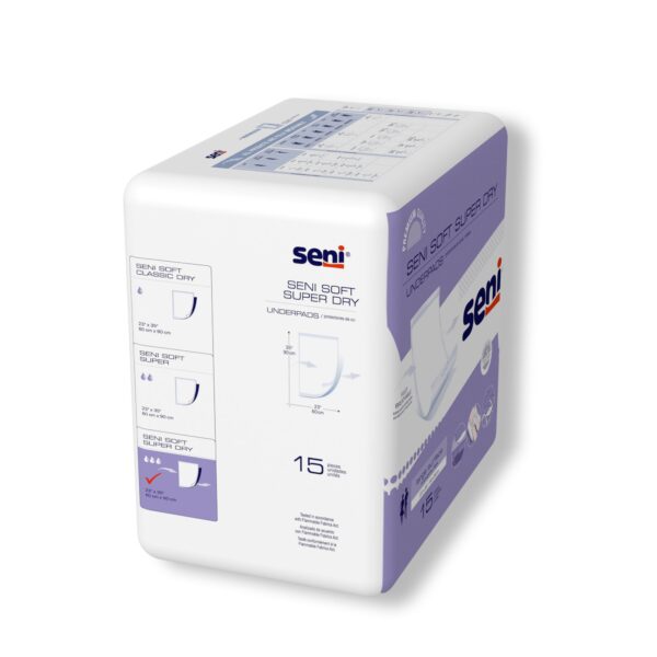 Seni Soft Super Dry Disposable Underpad 23 x 35 Inches for Extra Absorption and Comfort - Image 3