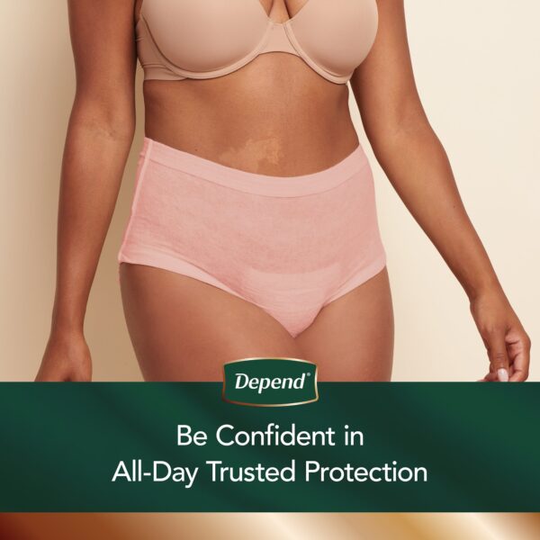 Depend Silhouette X-Large Disposable Heavy Absorbency Female Adult Underwear - Image 4
