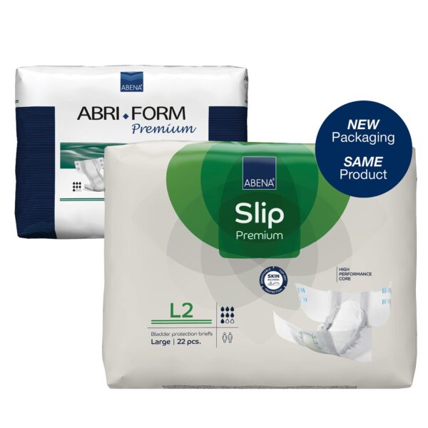 Abena Slip Premium L2 Large Unisex Adult Incontinence Brief - Heavy Absorbency, 3,100 mL - Image 2