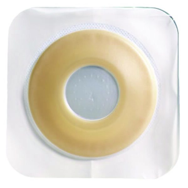 Sur-Fit Natura Ostomy Barrier with Extended Wear Durahesive Adhesive * 57 mm Flange, 5x5 Inch, Red