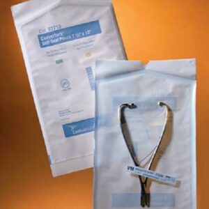 Sterilization Pouch Ethylene Oxide (EO) Gas & Steam by Packard 92322, 3-1/2 x 22 Inches Transparent White Self Seal Paper and Film