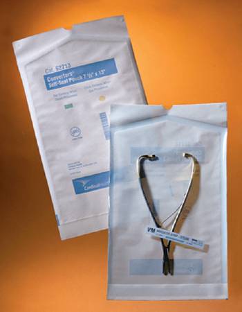Sterilization Pouch Ethylene Oxide (EO) Gas & Steam by Packard 92322, 3-1/2 x 22 Inches Transparent White Self Seal Paper and Film