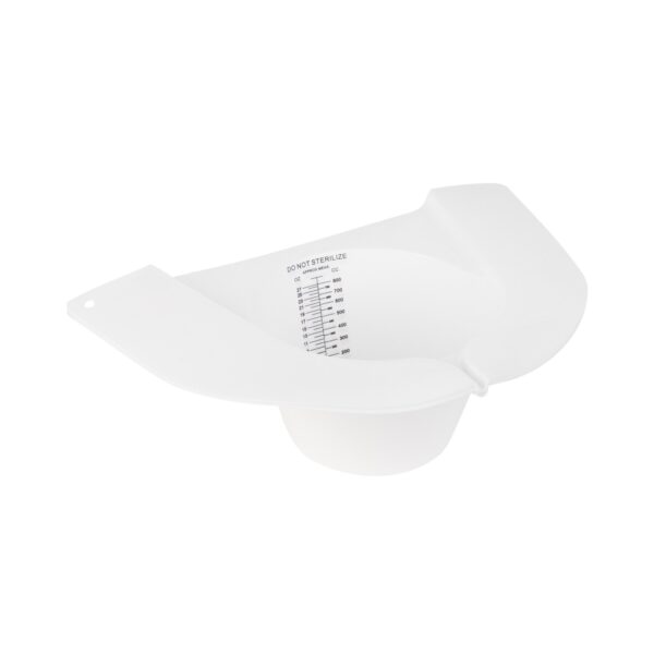 McKesson 16-9522 Commode Specimen Collector * 800 mL (27 oz.), Non-Sterile, White - Image 2