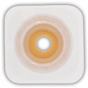 Esteem Synergy? 472726 Ostomy Barrier - Trim to Fit, Extended Wear Hydrocolloid with Durahesive? Adhesive, 4 x 4 Inches, Green