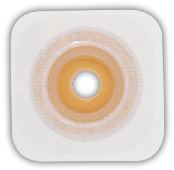 Esteem Synergy? 472726 Ostomy Barrier - Trim to Fit, Extended Wear Hydrocolloid with Durahesive? Adhesive, 4 x 4 Inches, Green