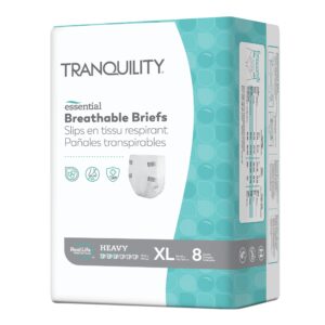 Tranquility Essential X-Large Unisex Disposable Heavy Absorbency Incontinence Brief (Part No. 2747)