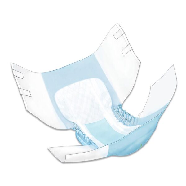TENA Unisex Adult Incontinence Briefs 65034R - Extra Quilted, Moderate Absorbency, Large Size - Image 2