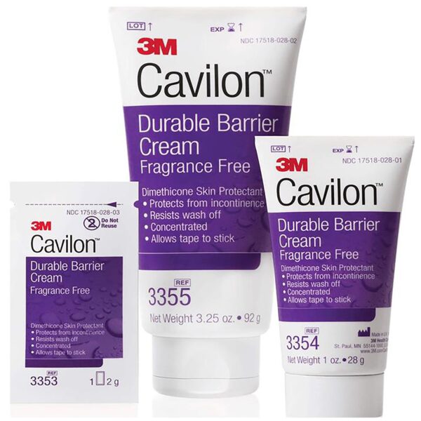 3M Cavilon Skin Protectant Unscented Cream 3.25 oz Tube - CHG Compatible Barrier Solution - Image 2