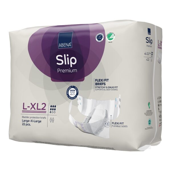 Abena Slip Flexi Fit Large / X-Large Unisex Adult Incontinence Brief - Heavy Absorbency, 2,900 mL Capacity - Image 4