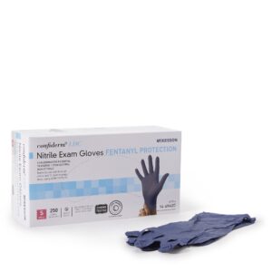 McKesson Confiderm LDC Small Nitrile Exam Gloves with Chemo and Fentanyl Testing