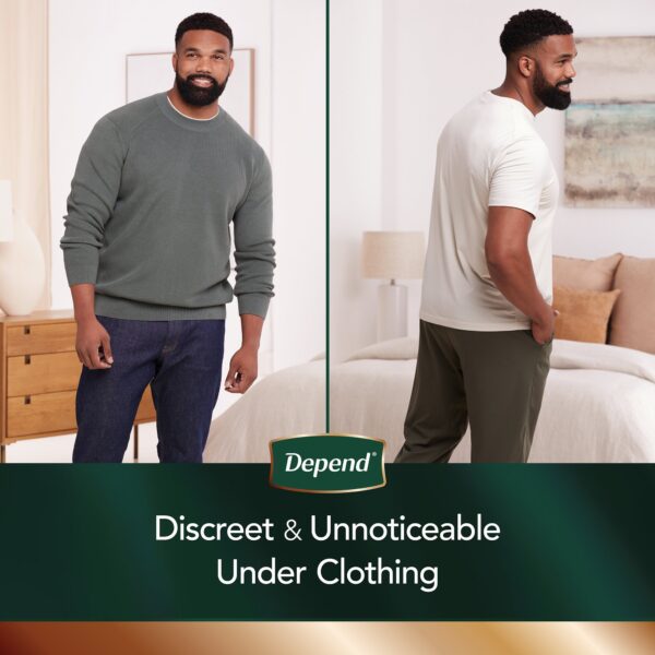 Depend Real Fit Male Adult Heavy Absorbency Underwear, Small/Medium Waist - Depend Part 55426 - Image 3