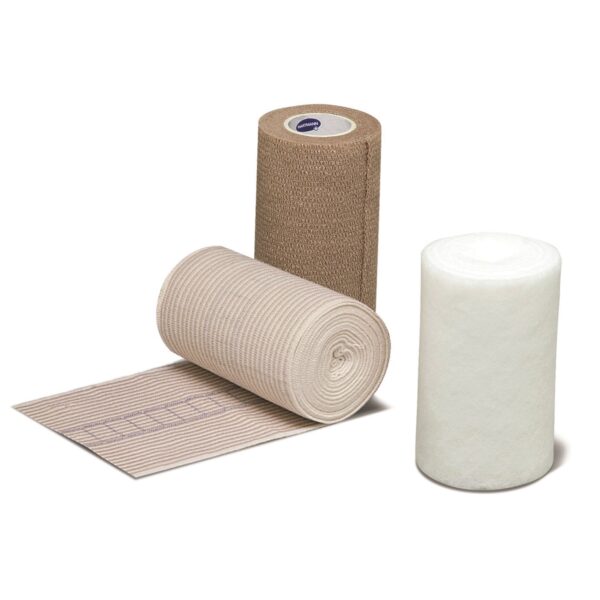 3 Layer Compression Bandage System by ThreePress - Self-Adherent Closure, Tan/White, 35-40 mmHg - Image 3