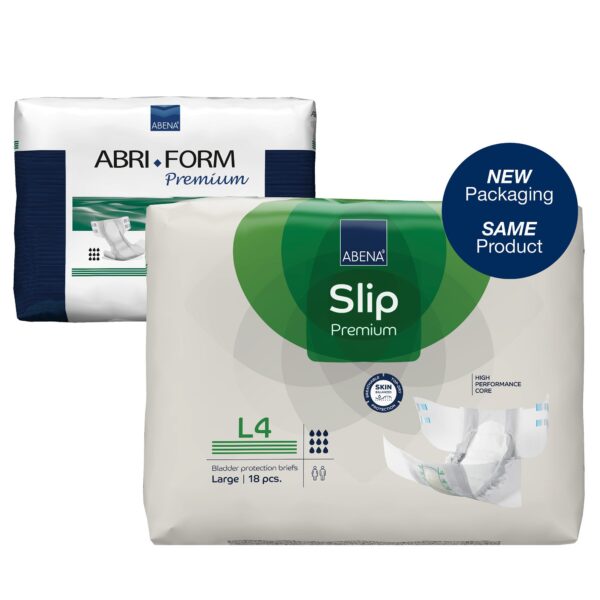 Abena Slip Premium L4 Large Unisex Adult Incontinence Brief - Heavy Absorbency, 4,000 mL Capacity - Image 2