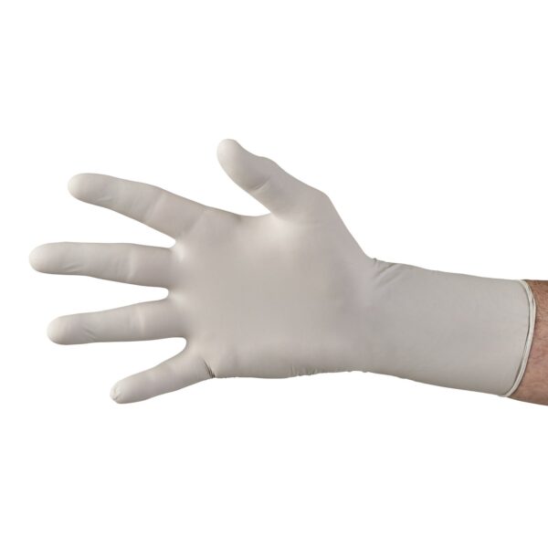 Sterling-Xtra Small Nitrile Exam Gloves with Extended Cuff - Gray, Chemo Tested - Image 4