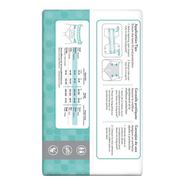 Tranquility Essential Medium Disposable Heavy Absorbency Incontinence Brief - Unisex - Image 4