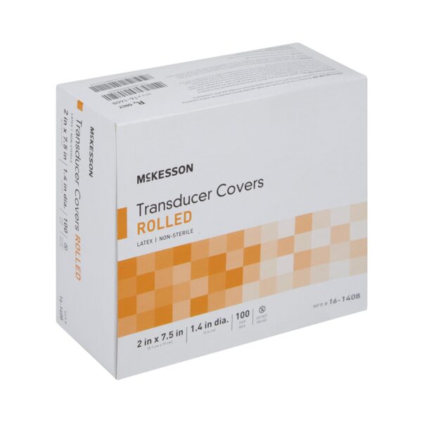 McKesson Ultrasound Probe Cover 1-2/5 x 7-1/2 Inch Latex Nonsterile Rolled * Sterile Protection for Ultrasound Transducers - Image 3