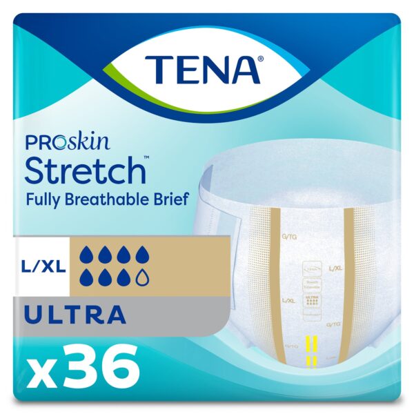 TENA ProSkin Stretch Ultra Large / X-Large Unisex Adult Incontinence Brief Part 67803