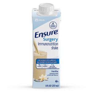 Ensure Surgery Immunonutrition Shake Vanilla Flavor - 8 oz. Liquid Reclosable Carton, Part Number 66436