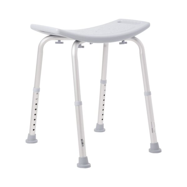 McKesson Aluminum Frame Bath Bench with 19-1/4 Inch Seat Width and Adjustable Height - Image 2
