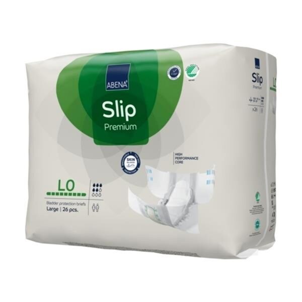Abena Slip Premium L0 Large Unisex Adult Incontinence Brief with 2,000 mL Absorbency - Image 4
