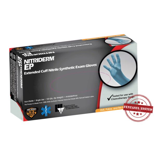 NitrileDerm EP Large Exam Gloves by NitrileDerm, Part Number 182300 - Image 2