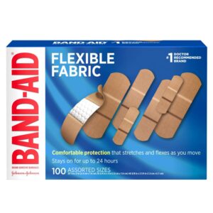 Band-Aid Flexible Fabric Adhesive Bandages * Assorted Sizes (25, 35, 40 Pieces)