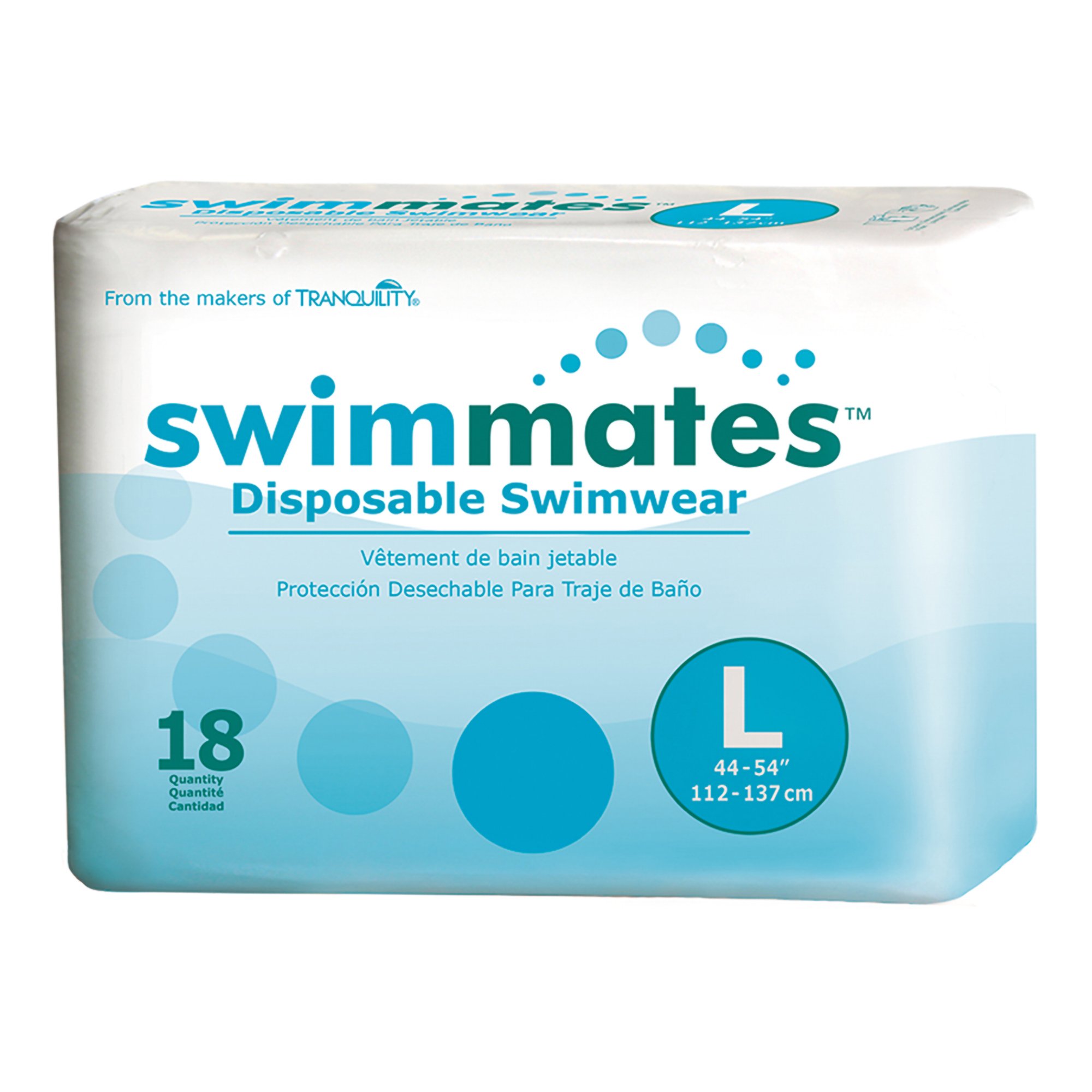 Unisex Adult Bowel Containment Swim Briefs by Swimmates, Part Number 2846