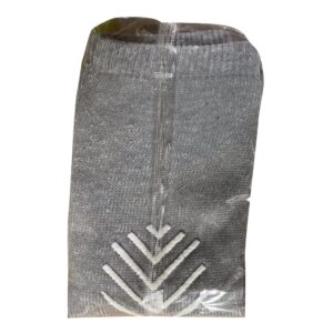 Welmed Unisex Adult X-Large Slipper Socks with Single Tread * Gray | Part Number 1720-409
