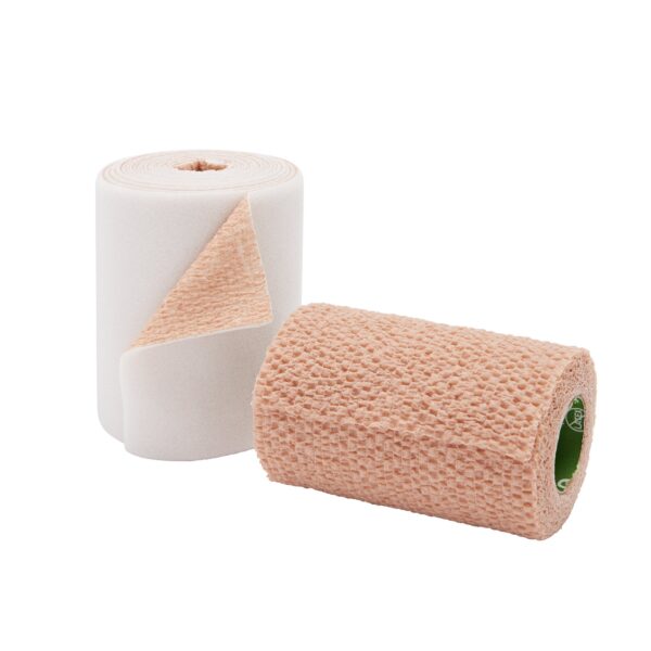3M Coban 2 Lite Two-Layer Compression Bandage System - 4 Inch x 2-7/10 Yard and 4 Inch x 5-1/10 Yard Self-Adherent Wraps - Image 2