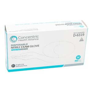 Concentric Medium Non-Sterile Nitrile Exam Gloves by Brand - Part No. 09112876776