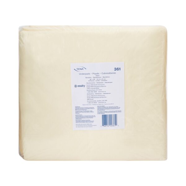 TENA Extra Bariatric Disposable Underpad * 36 x 36 Inches, Light Absorbency for Bariatric Care - Image 2