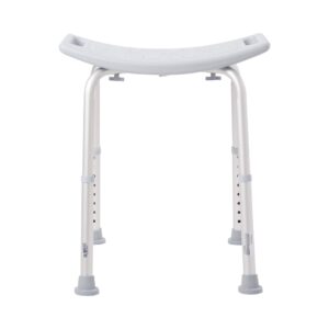 McKesson Aluminum Frame Bath Bench with 19-1/4 Inch Seat Width and Adjustable Height
