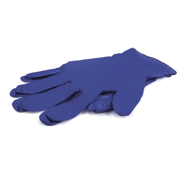 McKesson Confiderm 3.0 Medium Nitrile Exam Gloves with Textured Fingertips, Blue, Non-Sterile - Image 6