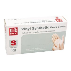 Exam Glove Basic Small NonSterile Vinyl by Brand - Part 09112876759