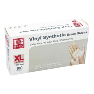 Exam Glove Basic X-Large Non-Sterile Vinyl Gloves by Brand with Part Number 09112876762