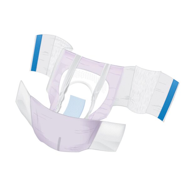 McKesson Ultra Plus Stretch Medium Disposable Heavy Absorbency Incontinence Brief - Unisex Adult - Image 2