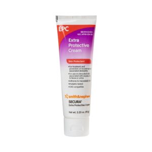 Secura Extra Protective Skin Protectant Cream 3.25 oz Tube with Zinc Oxide and Vitamin E