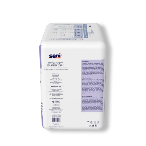 Seni Soft Super Dry Disposable Underpad 23 x 35 Inches for Extra Absorption and Comfort - Image 2