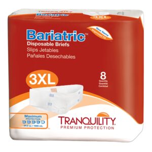 Tranquility Bariatric 3X-Large Disposable Heavy Absorbency Incontinence Brief * Unisex Adult